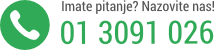Imate pitanje? Nazovite nas! 01 3091 026
